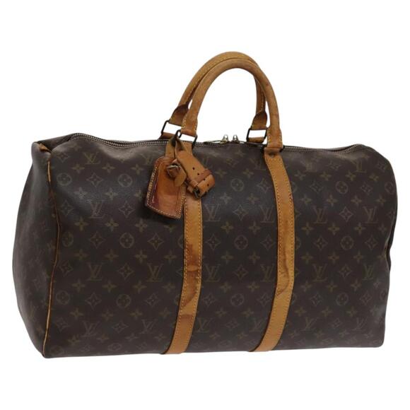 LOUIS VUITTON Monogram Keepall 50 Boston Bag M41426 - Picture 1 of 16